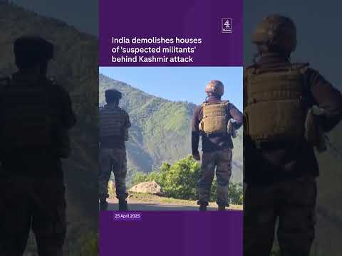 India demolishes houses of 'suspected militants' behind Kashmir attack