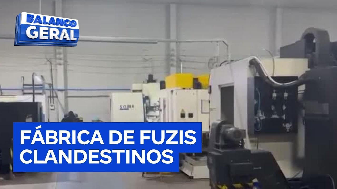 PF prende suspeitos de integrar quadrilha que fabricava fuzis clandestinamente em São Paulo