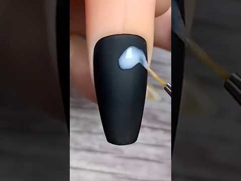 Mysterious Night Nail Art #shorts #nail