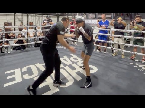 MARIO BARRIOS FULL MANNY PACQUIAO MEDIA WORKOUT; 3 WEEKS OUT FROM FIGHT AGAINST 46 YEAR OLD LEGEND