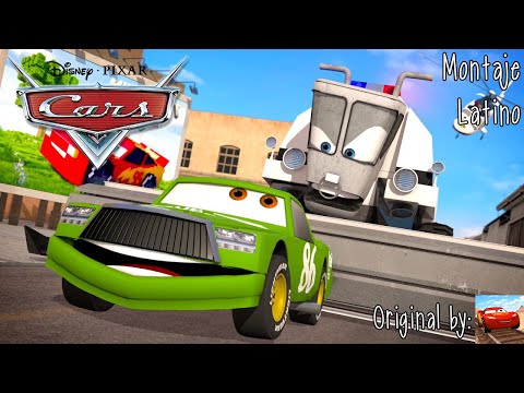 Sheriff McQueen ⚡🚓 Rayo McQueen Vs Chick Hicks Parte 2 (Montaje Latino) Original by: Future Cars