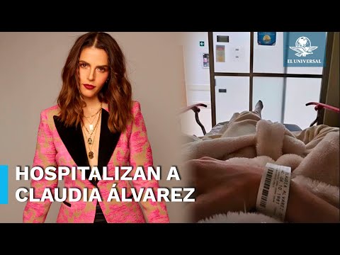 Claudia Álvarez preocupa a sus fans por fotografía en la cama de un hospital