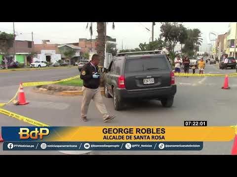 Sicariato en Santa Rosa a plena luz del día: Acribillan a hombre dentro de su camioneta