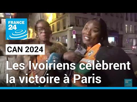 CAN 2024 : la diaspora ivoirienne en France célèbre la victoire dans les rues de Paris