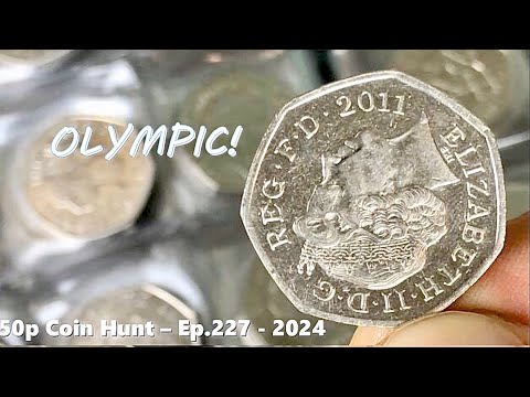 A NICE OLYMPIC COIN FOUND... STILL HOPE!! || 50p COIN HUNT - Book 1 Ep.227 - 2025