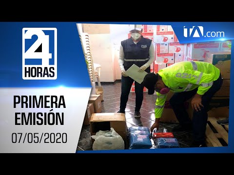 Noticias Ecuador: Noticiero 24 Horas 07/05/2020 (Primera Emisión)