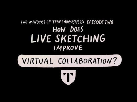 How does live sketching improve virtual collaboration?