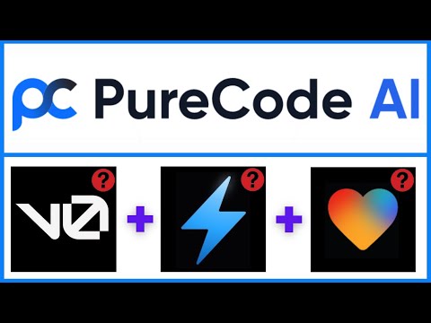 NEW PureCodeAI Coding Agent🤖 v0 Bolt.new & Lovable.dev Alternative? VS Code Extension