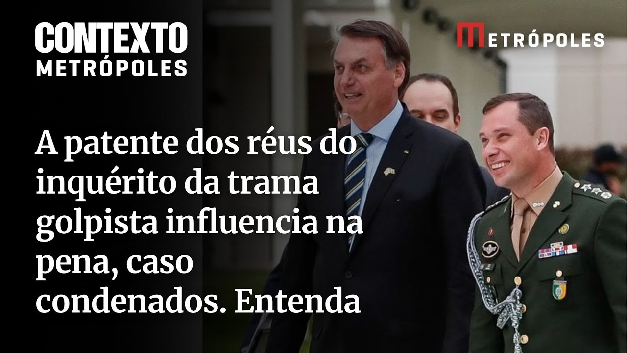 A patente dos réus do inquérito da trama golpista influencia na pena caso condenados Entenda