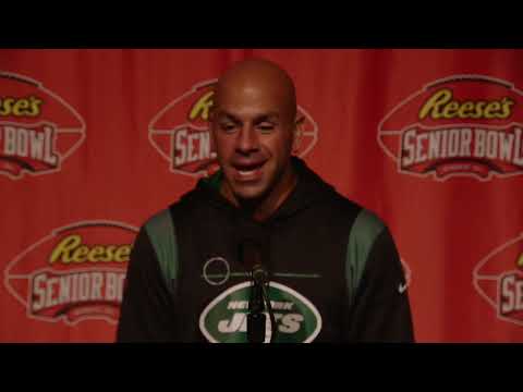 Head Coach Robert Saleh Senior Bowl Press Conference | New York Jets | NFL video clip