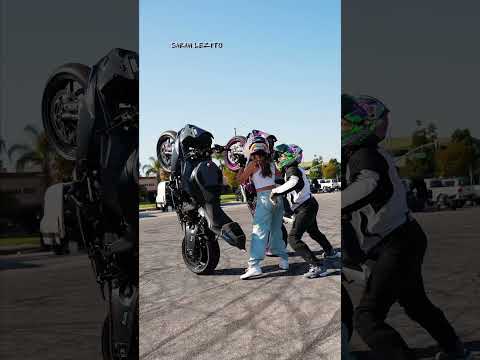 What happens when bikers meet in L.A. ? 🔥🤪😎