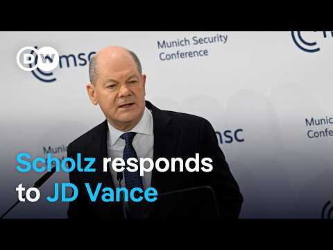 Scholz offers strong rebuke to JD Vance, reaffirms support for Ukraine | DW News