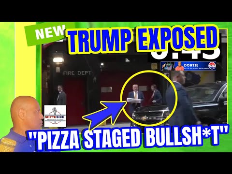 UNCOVERED in 2mins SHOCKR TRUTH 'TRUMPS FAKE PIZZA DELIVERY '