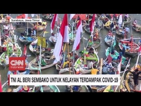 TNI AL Beri Sembako untuk Nelayan Terdampak Covid-19