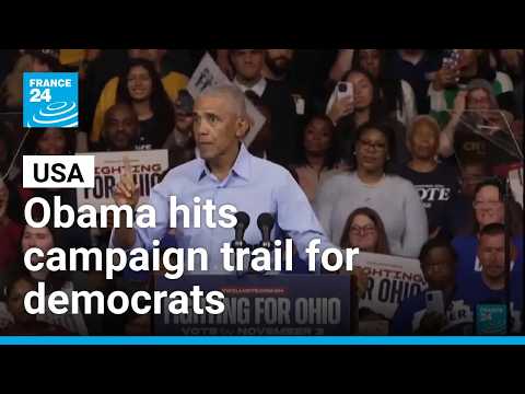 Obama hits the campaign trail for Democrats