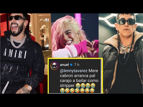 ANUEL SE VA AL B0LL0 CON LENNY TAVAREZ P0R DEF3ND3R A KAROL G