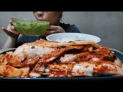 [mukbang] 겉절이~<strong>오이냉국</strong>&amp;고봉밥 먹방입니다
