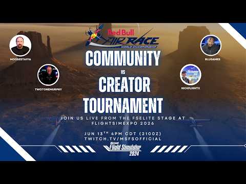 FSExpo 2026 - Red Bull Air Race Community vs. Creator Tournament
