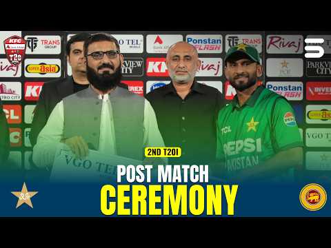 Post Match Ceremony | Pakistan vs Sri Lanka | Match 02 | T20I Series 2026 | PCB | M9P1H
