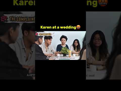 Thank you for coming, see you never again. #karen #wedding
