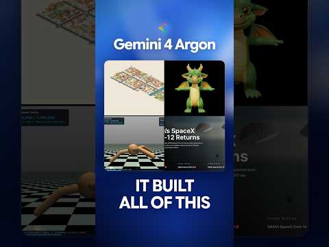 Gemini 4 Argon Built All of This