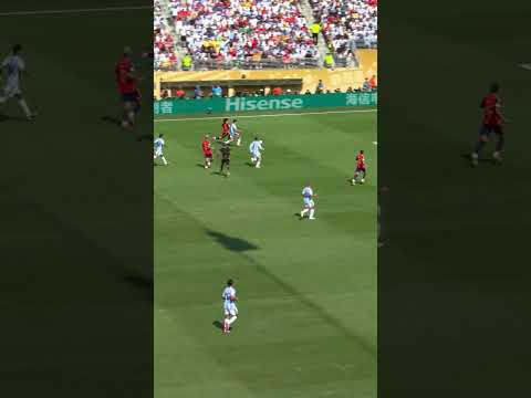 Cucurela shows some skills against Argentina. #FIFAWorldCupOnYT
