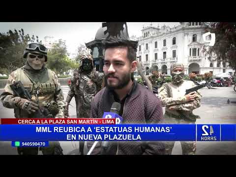 MML REUBICA A ESTATUAS HUMANAS