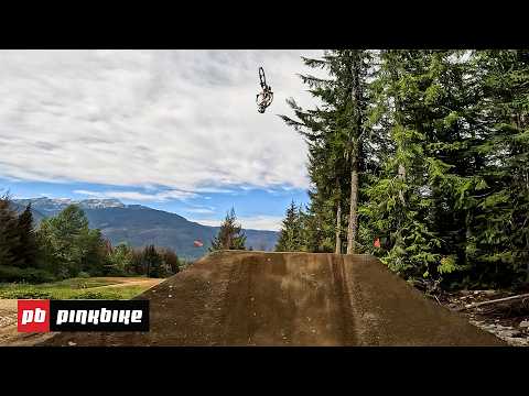 10-Year-Old Weston Lukens Goes HUGE and Rides Whistler Bike Park Like a Pro