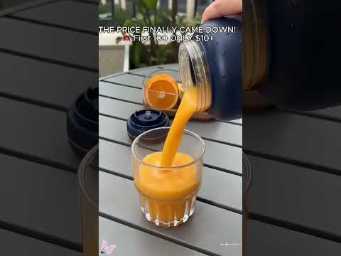 A07 THIS PORTABLE BLENDER MAKES FRESH DRINKS LOOK <strong>SO</strong> <strong>EASY</strong> ADD THE