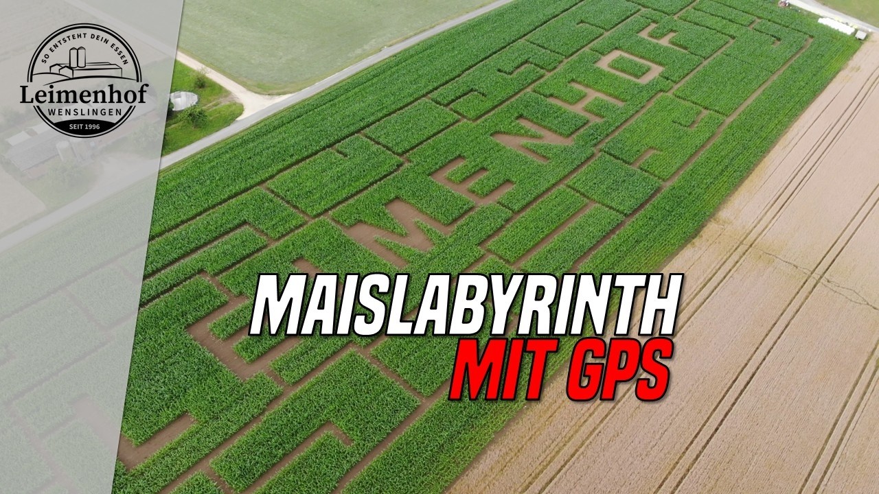 Maislabyrinth säen mit GPS & Section Control – funktioniert das? #320