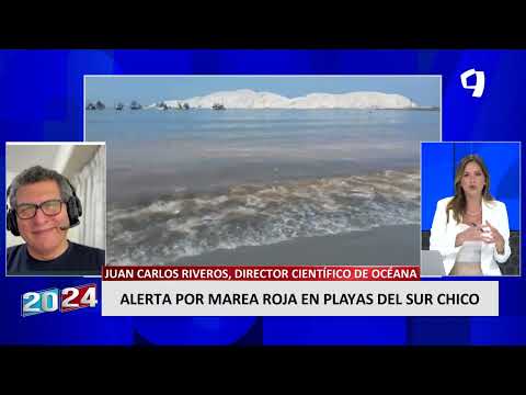 Juan Carlos Riveros sobre marea roja en playas: Puede causar problemas de salud