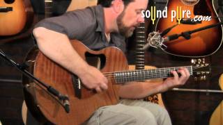 Brazilian Rosewood/Flamed Redwood McPherson 4.5XPH Guitar #1744 Demo