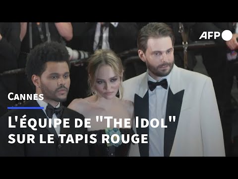 The Idol: Lily-Rose Depp et The Weeknd sur le tapis rouge à Cannes | AFP Images