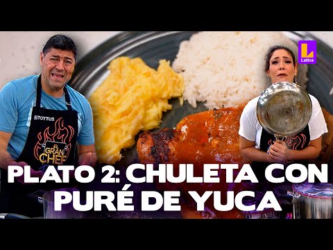 El Gran Chef Famosos PROGRAMA 2 de noviembre | Plato dos: Chuleta con puré de yuca | LATINA EN VIVO