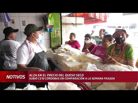 Libra de queso incrementa 10 córdobas en el mercado Iván Montenegro, en Managua