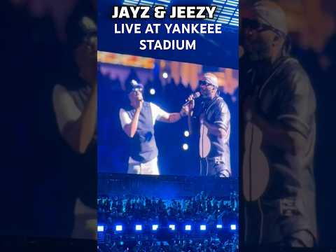 Jayz brings out Jeezy at Yankee Stadium day 3 #jayz #hiphop #jeezy