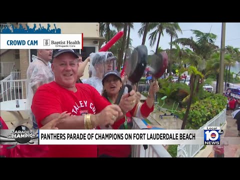 Florida Panthers celebration: Fans bring pots and pans
