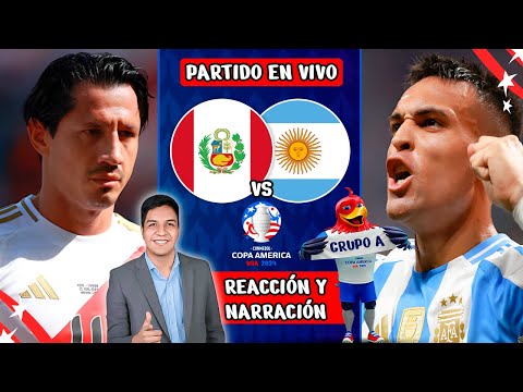 PERÚ 0-1 ARGENTINA  EN VIVO  | COPA AMÉRICA 2024 - DEFINICIÓN DEL GRUPO