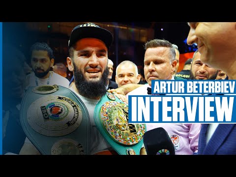 Artur Beterbiev’s Immediate Reaction To Becoming UNDISPUTED | POST-FIGHT INTERVIEW