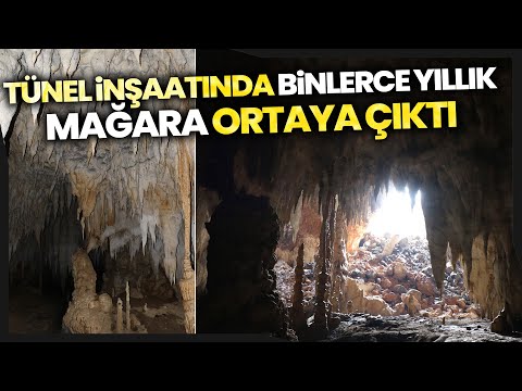 Tünel İnşaatında Binlerce Yıllık Mağara Ortaya Çıktı