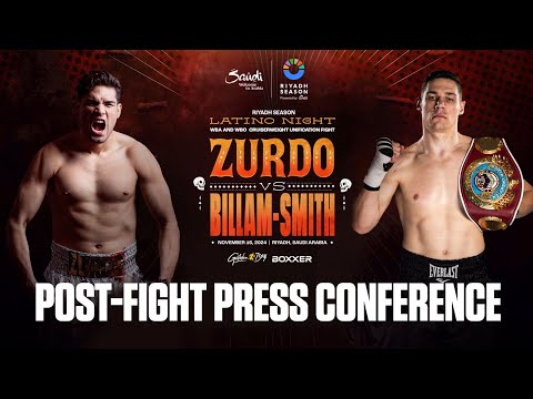 Zurdo Ramirez v Chris Billam-Smith Post Fight Press Conference | Latino Night x Riyadh Season