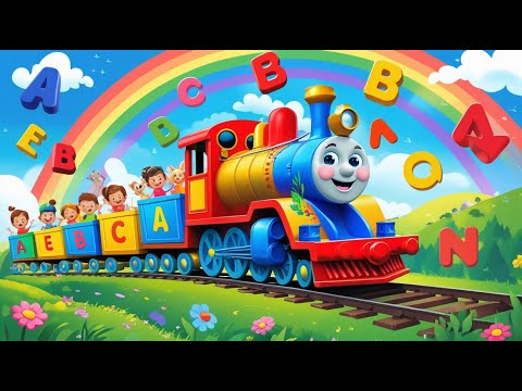 “A to Z Train Cartoon | Learn Alphabets with Funny Train | Cartoon Fun