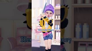 Huntrix K-pop demon hunters hair combo in dress to impress Roblox