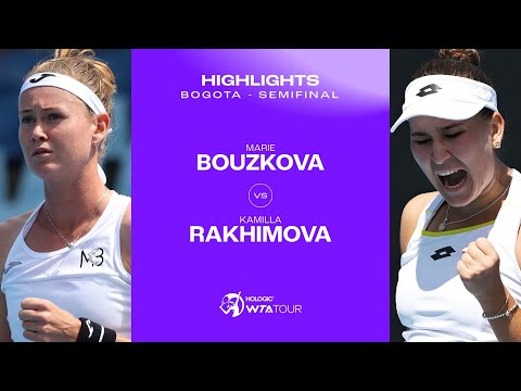 Marie Bouzkova vs. Kamilla Rakhimova  | 2024 Bogota Semifinal | WTA Match Highlights