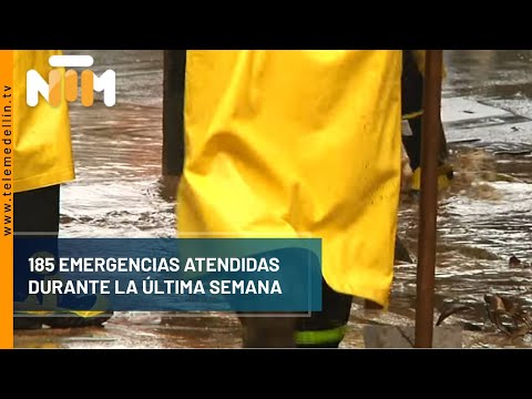 185 emergencias atendidas durante la última semana - Telemedellín