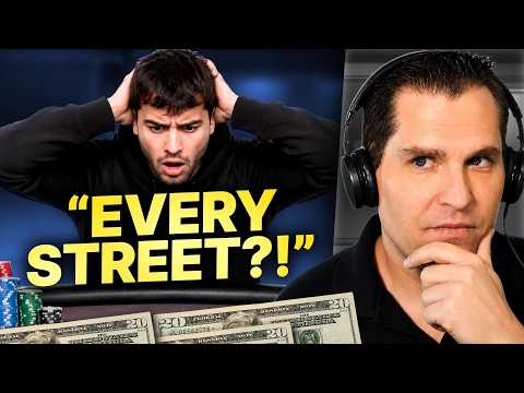 New Video from CrushlivePoker: Three Dinky $20 Bets Created a BIZARRE River Dilemma