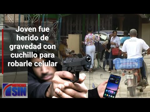 Joven fue herido de gravedad para robarle