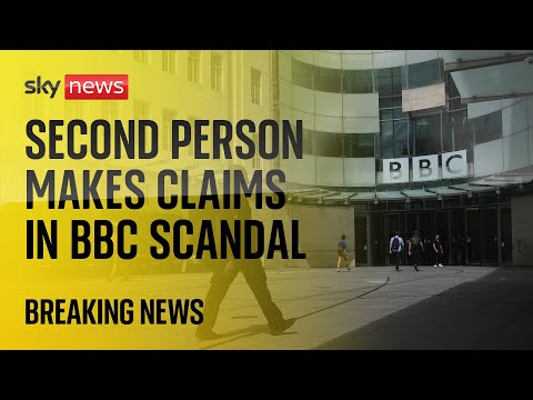 Watch live: BBC presenter 'sent abusive messages to second young person'