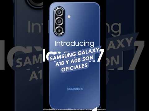 Samsung Galaxy A18 y A08 son oficiales