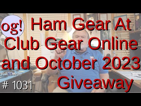 Ham Gear At Club Gear Online and October 2023 Giveaway (#1031)